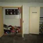 Rubbish dumped at power supply switch room